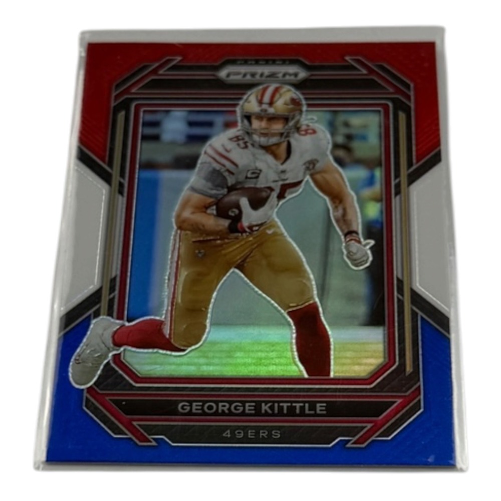 2022 Panini Prizm George Kittle 267 San Francisco 49ers Silver Prizm NFL Card